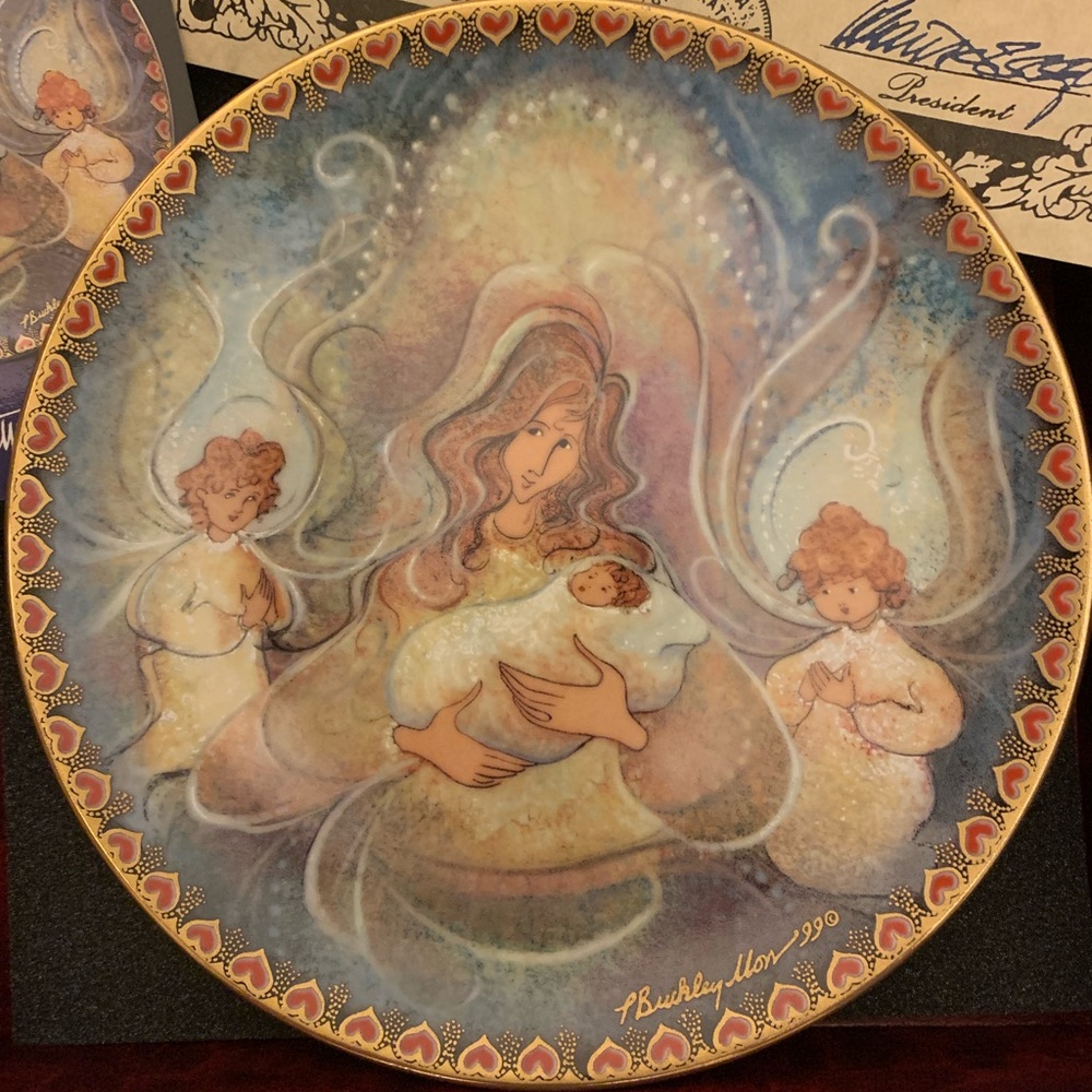P Buckley Moss Mother’s Day plate